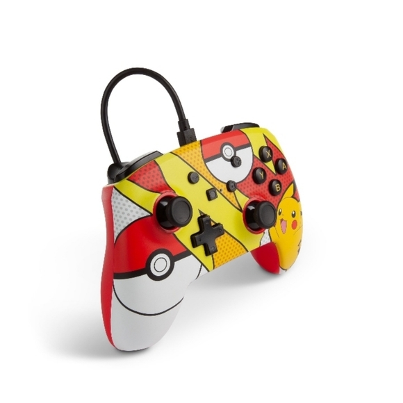 PowerA Enhanced Wired Controller for Nintendo Switch - Pokémon: Pikachu Pop A - Picture 2 of 12